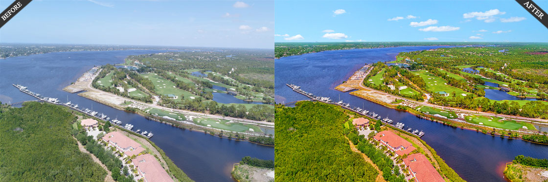 Aerial Image Editing Services